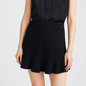Chanel knitted black cotton shorts size 40